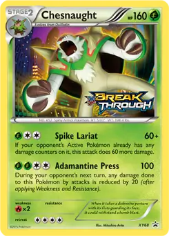 Chesnaught Prerelease XY68 - XY Black Star Promos