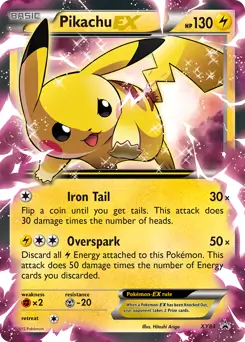 Pikachu EX XY84 - XY Black Star Promos