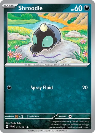 Shroodle 120/191 - Surging Sparks
