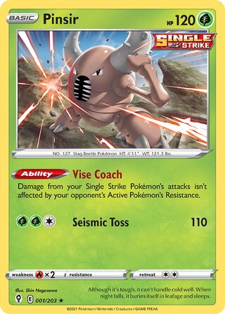 Pinsir 001/203 - Evolving Skies