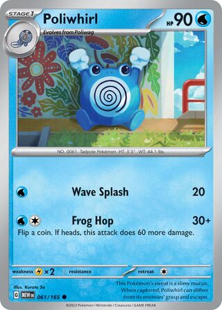 Poliwhirl 061/165 - Scarlet & Violet 211