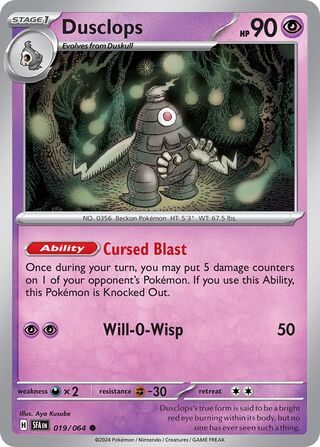 Dusclops 019/064 - Shrouded Fable