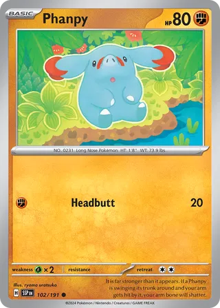 Phanpy 102/191 - Surging Sparks