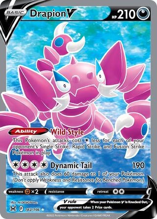 Drapion V 182/196 - Lost Origin
