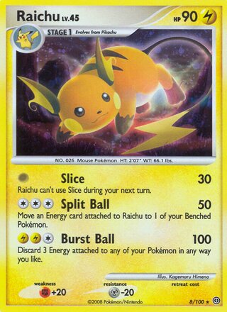 Raichu 8/100 - Stormfront