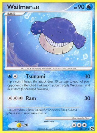 Wailmer 58/106 - Great Encounters