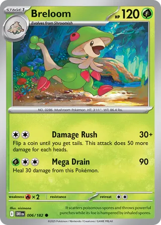 Breloom 006/182 - Destined Rivals