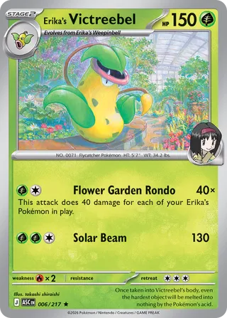 Erika's Victreebel 006/217 - Ascended Heroes