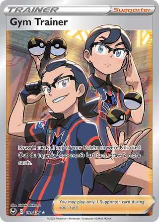 Gym Trainer 191/195 - Silver Tempest