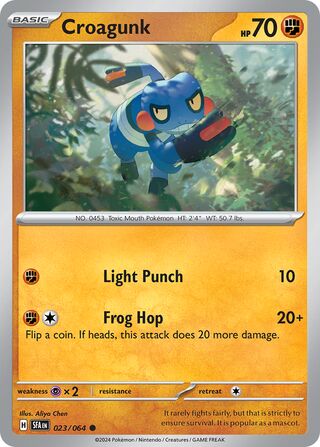 Croagunk 023/064 - Shrouded Fable