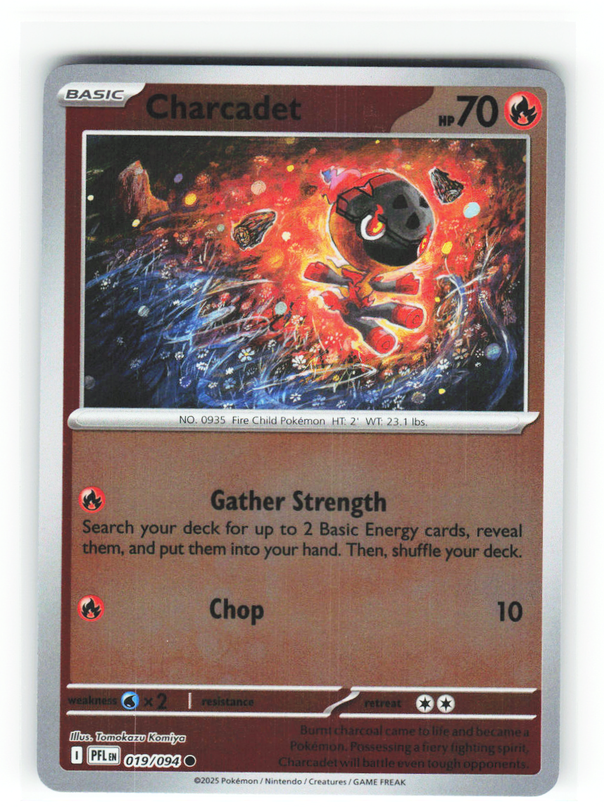 Charcadet 019/094 - Phantasmal Flames - NM (ID: 53125426564656) - front