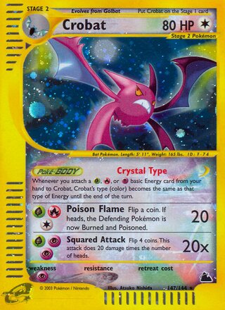 Crobat 147/144 - Skyridge