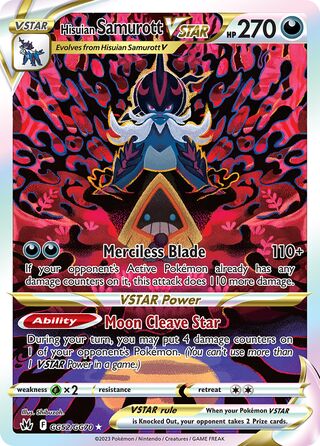 Hisuian Samurott VSTAR GG52/GG70 - Crown Zenith