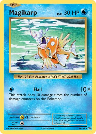 Magikarp 33/108 - Evolutions