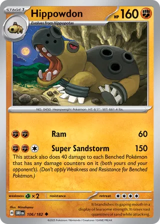 Hippowdon 106/182 - Destined Rivals