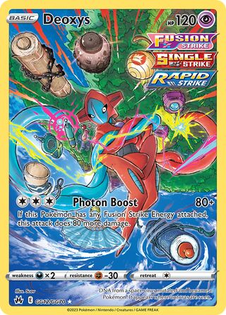 Deoxys GG12/GG70 - Crown Zenith