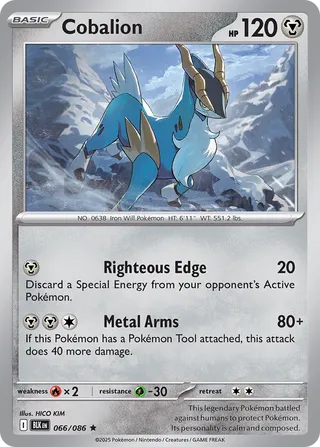 Cobalion 066/086 - Black Bolt