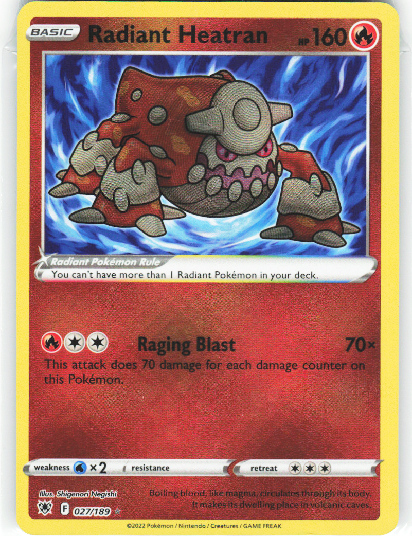 Radiant Heatran 027/189 - Astral Radiance