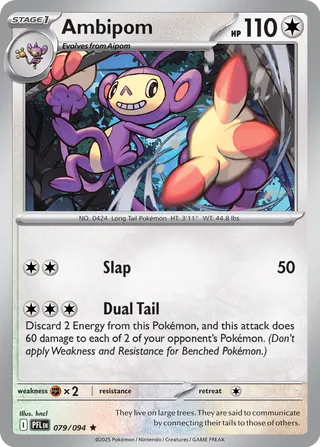 Ambipom 079/094 - Phantasmal Flames