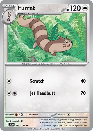 Furret 119/159 - Journey Together