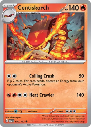 Centiskorch 030/132 - Mega Evolution Base