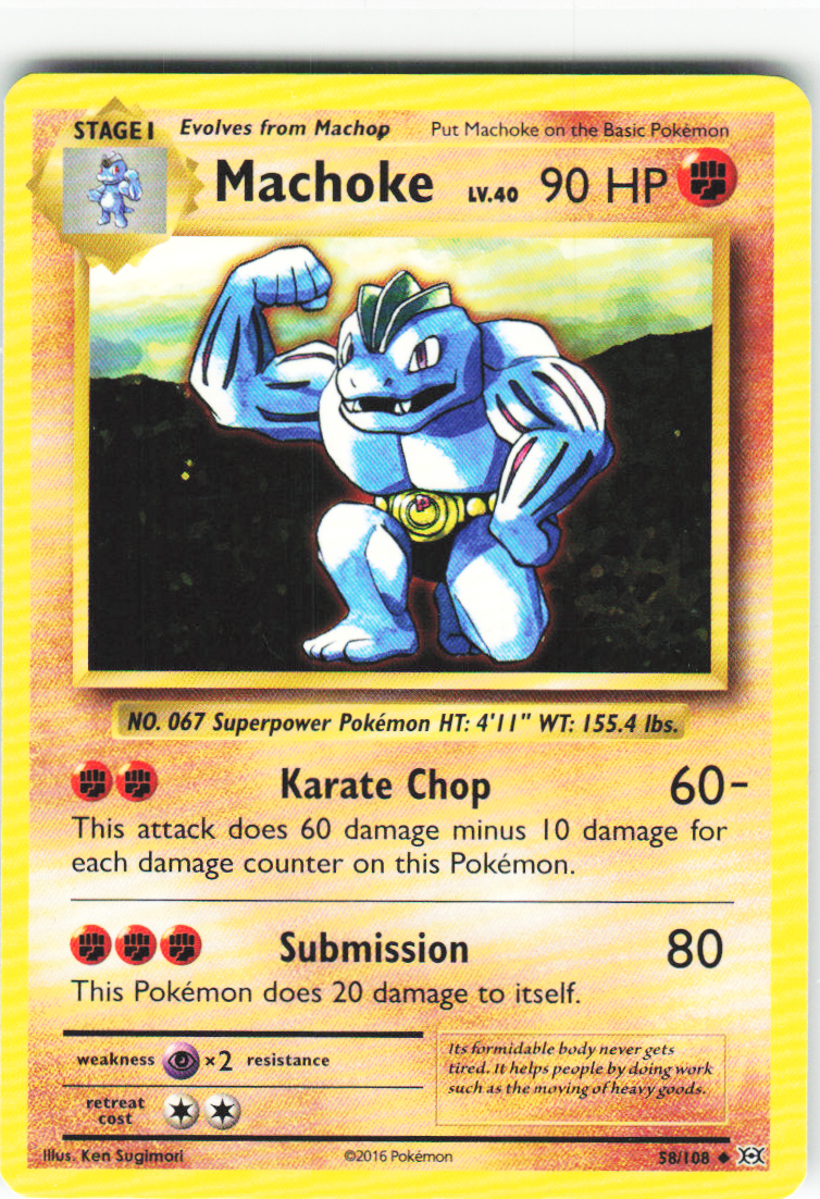 Machoke 58/108 - Evolutions