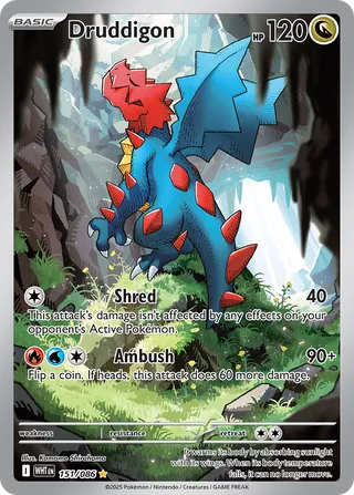 Druddigon 151/086 - White Flare