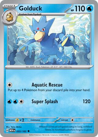 Golduck 055/165 - Scarlet & Violet 151