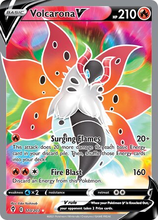 Volcarona V 170/203 - Evolving Skies