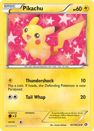 Pikachu RC7/RC25 - Legendary Treasures