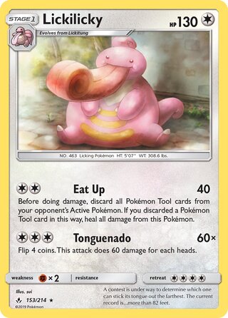 Lickilicky 153/214 - Unbroken Bonds