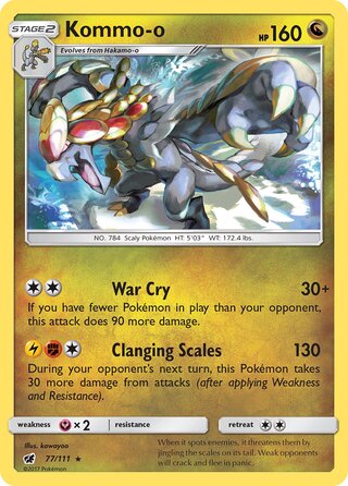 Kommo-o 77/111 - Crimson Invasion