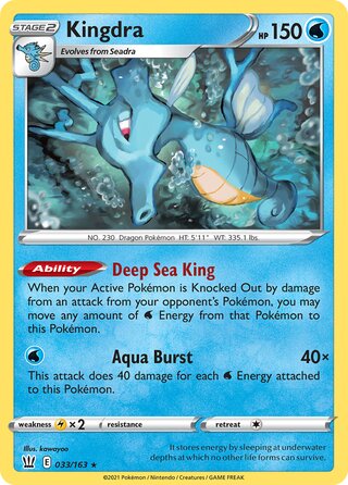 Kingdra 033/163 - Battle Styles