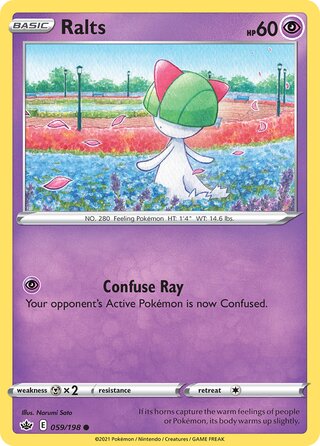 Ralts 059/198 - Chilling Reign