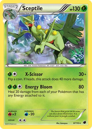 Sceptile 8/116 - Plasma Freeze