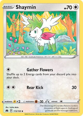 Shaymin 115/159 - Crown Zenith