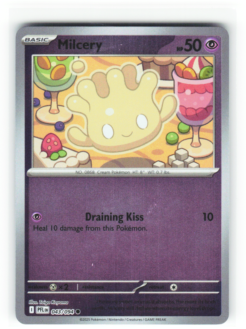 Milcery 043/094 - Phantasmal Flames - NM (ID: 53133549559235) - front