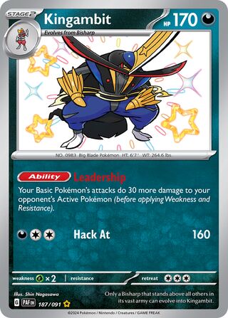 Kingambit 187/091 - Paldean Fates