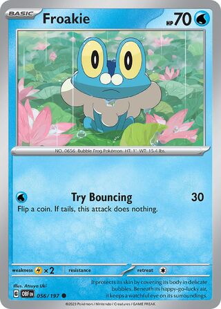 Froakie 056/197 - Obsidian Flames