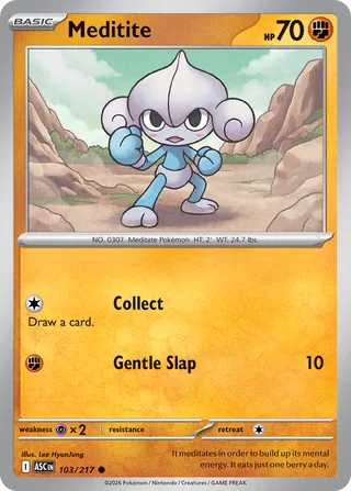 Meditite 103/217 - Ascended Heroes