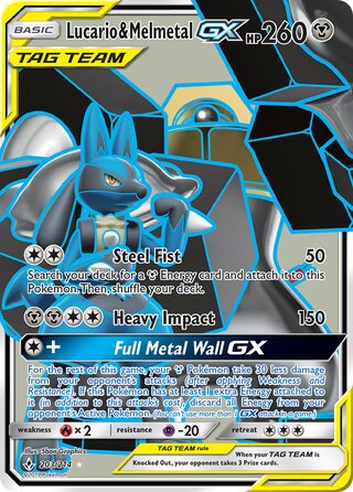 Lucario & Melmetal-GX 203/214 - Unbroken Bonds