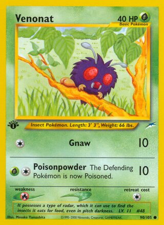 Venonat 90/105 - Neo Destiny