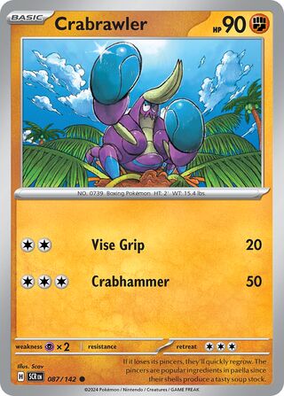 Crabrawler 087/142 - Stellar Crown