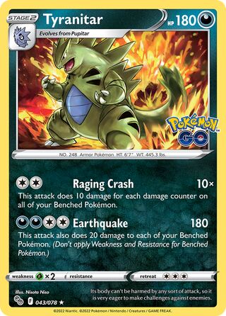 Tyranitar 043/078 - Pokémon GO