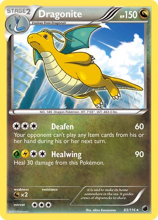 Dragonite 83/116 - Plasma Freeze