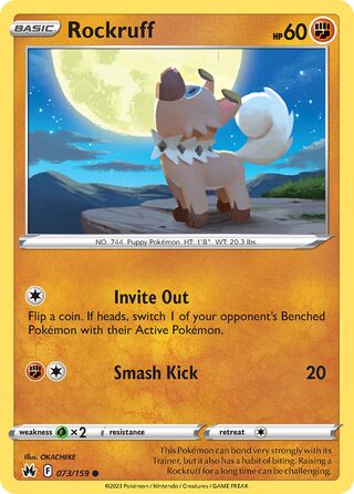 Rockruff 073/159 - Crown Zenith