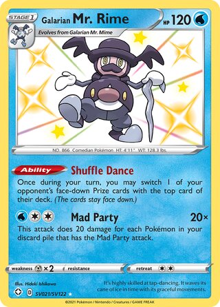 Galarian Mr. Rime SV021/SV122 - Shining Fates