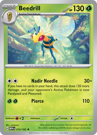 Beedrill 015/165 - Scarlet & Violet 151