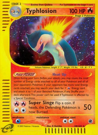 Typhlosion 28/165 - Expedition Base Set