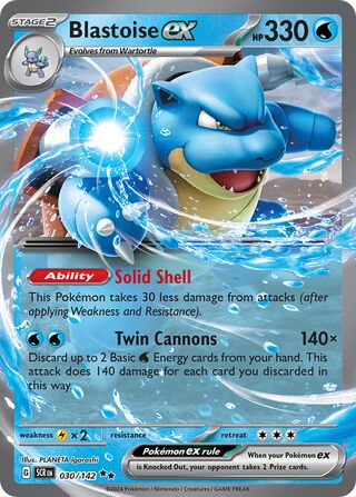 Blastoise ex 030/142 - Stellar Crown